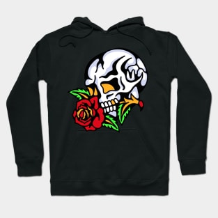 Skull rose Hoodie